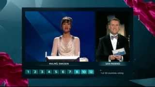 Eurovision Song Contest 2013  San Marino Live Voting [upl. by Erusaert]