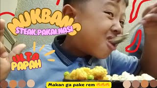 Birthday Papah Auto Zahdan Mukbang Steak [upl. by Loughlin751]