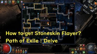 Path of Exile  How to get Stoneskin Flayer Spectre in Endless Delve [upl. by Hatfield]