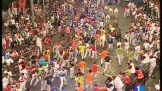 Sexto encierro de San Fermín 2009 [upl. by Ehcrop]