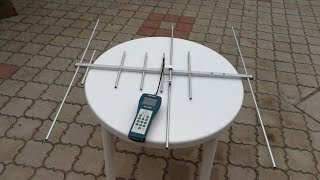 0509 Antena dual VHF UHF Yagi plana una alimentación China Amazon satélites TWYG08UV XQ2CG [upl. by Dick]