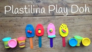 Play Doh HELADOS en español  Figuras de PLASTILINA fáciles de hacer [upl. by Arrak]