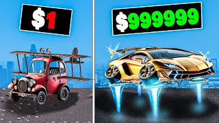 1 to 1000000 Flying Car in GTA 5 [upl. by Tolman]