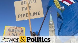 Propipeline protest convoy reaches Parliament Hill [upl. by Ainegul985]