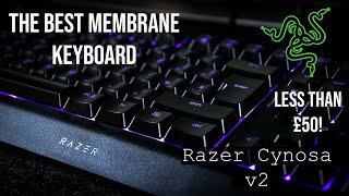 Razer Cynosa V2 The Best Quiet Membrane GamingOffice Keyboard [upl. by Pauwles12]