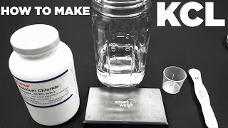 How to Make KCLPotassium Chloride 3M Solution for Storing pH Meters [upl. by Jann]