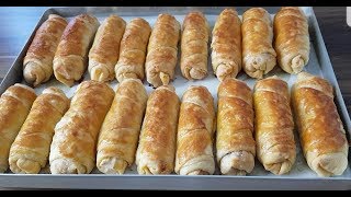 İÇİ KÖZLENMİŞ BİBERLİ TAVUKLU ÇITIR BÖREK [upl. by Fesuoy]