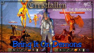 Crestfallen Medieval Survival  ep13 Bring It On Demons  Build Craft Survival [upl. by Daveda974]