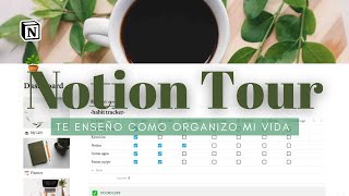 Cómo organizo mi vida con Notion actualizado 2022  meal prep uni planner  plantilla gratis [upl. by Ekusuy]