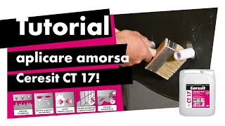 Mod corect de aplicare amorsa Ceresit CT 17 [upl. by Krutz835]