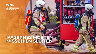 Onbegrip voor bezuinigingen op de brandweer [upl. by Nauqahs]