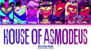 HELLUVA BOSS  House of Asmodeus Color Coded Lyrics [upl. by Elocon]