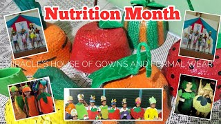 DIY Costume for Nutrition Month  Headdress for Nutrition Month  Diary ng Nanay [upl. by Oilime]