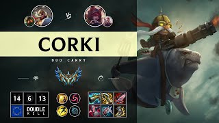 Corki ADC vs Xayah  EUW Challenger Patch 1412 [upl. by Asina464]