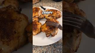 Crispy Air Fried Chicken Thighs carnivorediet [upl. by Meerek]