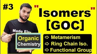 Metamerism amp Ring Chain ISOMERIZATION ISOMERS  GOC  Organic Chemistry NEET JEE AIIMS [upl. by Rolyab]