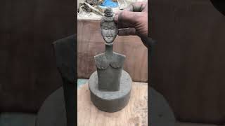 Mahadev murti makingsbholenath idol makingmahadev idol makings shorts14 [upl. by Melba]