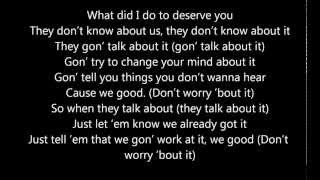 Chris Brown Ft Aaliyah  Dont Think They Know Lyrics on Screen [upl. by Enylorac]