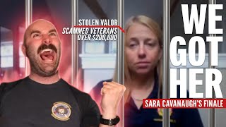 Largest Stolen Valor EVER goes to JAIL  Sarah Kavanaghquots Finale [upl. by Gannie]