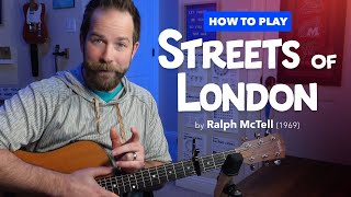 quotStreets of Londonquot • Fingerstyle Guitar Lesson with EasyStrum Version Included [upl. by Symon]