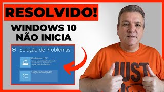 COMO REPARAR O WINDOWS 10 NA TELA DE OPÇÕES AVANÇADAS COMO RESOLVER [upl. by Akeemaj]