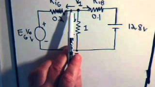 Electrical Circuits Video 25 Nodal Analysis  Example 2 [upl. by Odie]