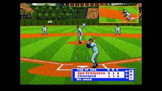 HardBall 95  Sega Genesis Gameplay [upl. by Nnyl]