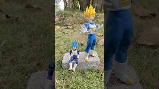 Super Saiyan Vegeta saves SSJB Baby Vegeta  Dragon Ball Toys [upl. by Lalaj]