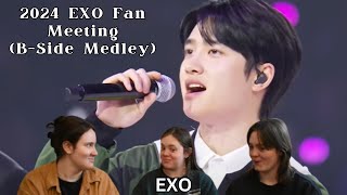 2024 EXO Fan Meeting BSide Medley  REACTION [upl. by Hogle]