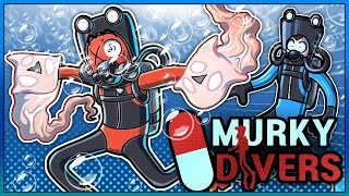 This under water LETHAL COMPANY game is brutal Murky Divers [upl. by Ayerdna]