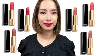 CHANEL Rouge Allure Velvet Matte Lipsticks New Shades [upl. by Ielirol]