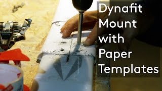 Dynafit Binding Mount using Paper Templates [upl. by Aivila546]