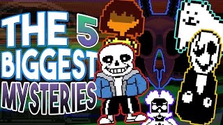 The 5 Biggest Unexplained MYSTERIES in Undertale  UNDERLAB [upl. by Giordano490]