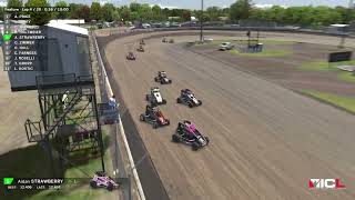 Fairbury Speedway ICL National Midget Series Race 12 [upl. by Reuben]