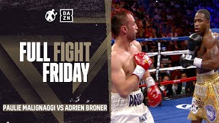 FULLFIGHT Paulie Malignaggi VS Adrien Broner [upl. by Nrek]