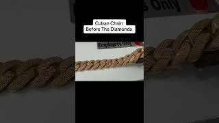 bts Miami Cuban Chain With Diamond cubanchain miamicuban customjewelry [upl. by Edmond663]