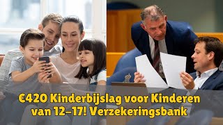 €420 Kinderbijslag voor Kinderen van 1217 Belangrijke Updates en Data 2024 van Verzekeringsbank [upl. by Ayikan509]