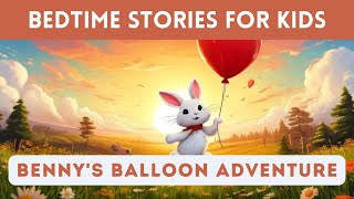 Bedtime Story for Kids in English  Bennys Balloon Adventure  Fairy Tales  Sleep Stories [upl. by Boys123]