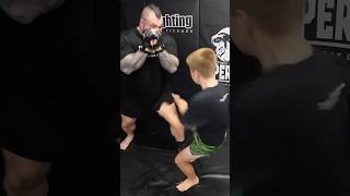 Eddie Hall DESTROYED by 9 Year Old in MMA [upl. by Akimet768]