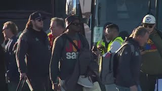 Kansas City Chiefs return home after Super Bowl win [upl. by Nahtaoj181]