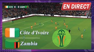 🔴EN DIRECT Côte dIvoire vs Zambie  Coupe dAfrique des Nations Qualifications  Match Complet [upl. by Rozalie]