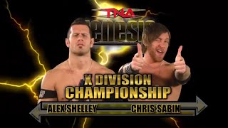 Alex Shelley vs Chris Sabin  TNA X Division Title GENESIS 2009  FULL MATCH [upl. by Eiramenna]