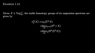 Sequential Spectra Part 3 Stable Homotopy Groups [upl. by Raf]