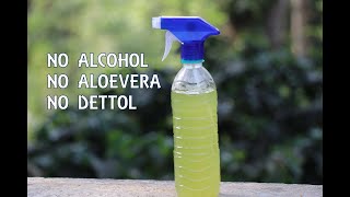 How To Make Disinfectant Spray  DIY Disinfectant Spray without using Alcohol [upl. by Nyrrat410]