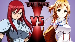 Erza vs Asuna DEATH BATTLE Trailer Parody [upl. by Malo22]