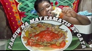 PAKSIW NA MAY KAMATIS AT GATA😁Jarry Vlog [upl. by Ailiec]