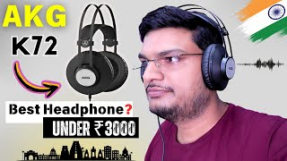 AKG K72 Headphone Review amp Unbox Best Studio Headphone for Video Editing amp Music Mixing [upl. by Etteuqaj]