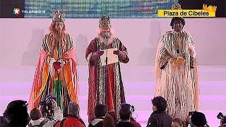 Los Reyes Magos llegan un año más a Madrid en su cabalgata [upl. by Mandell]