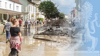 Ministerpräsident Seehofer in Simbach am Inn  Bayern [upl. by Enyawad]