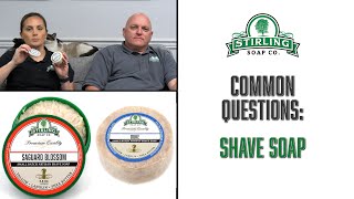 Common Questions Shave Soap [upl. by Ellebyam]